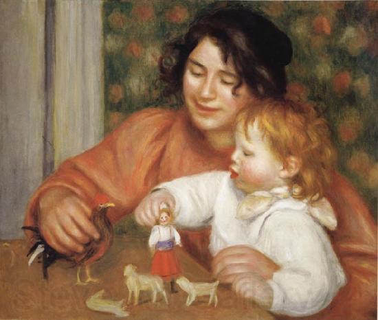 Pierre Renoir Child with Toys(Gabrielle and Jean) Germany oil painting art